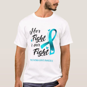 Ihr Kampf ist unser Kampf Myasthenia Gravis Bewuss T-Shirt