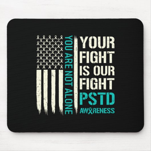 Ihr Kampf ist unser Kampf - PSTS-Bewusstsein Mousepad (Vorne)
