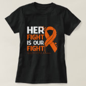 Ihr Kampf ist unser Kampf RSD CRPS AWARENESS Ribbo T-Shirt (Design vorne)