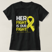 Ihr Kampf ist unser Kampf SPINA BIFIDA AWARENESS R T-Shirt (Design vorne)