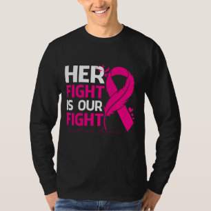 Ihr Kampf ist unser Kampfflugzeug-KREBS-ERKENNTNIS T-Shirt