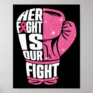 Ihr Kampf ist unsere Kampagne zur Sensibilisierung Poster