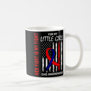 Ihr Kampf Kleines Mädchen Chd Bewusstsein Amerikan Kaffeetasse