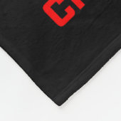 Ihr Kampf Kleines Mädchen CHD-Bewusstsein Herzkran Fleecedecke (Ecke)