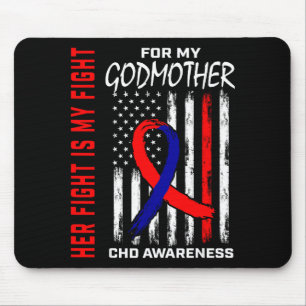 Ihr Kampf Patentante Chd Bewusstsein Amerikanisch  Mousepad