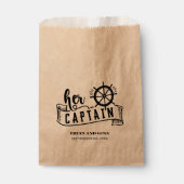Ihr Kapitän Hochzeit Geschenktütchen (Vorderseite)