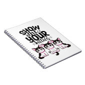 Ihr Kätzchen-Notebook anzeigen Notizblock (Rechte Seite)