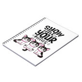 Ihr Kätzchen-Notebook anzeigen Notizblock (Linke Seite)