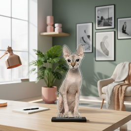 Ihr Katzen-Foto — Akryllische Ausschnitt-Statue Freistehende Fotoskulptur