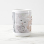 Ihr Katzen Hund Fotos sammeln Kaffeetasse (Mittel)
