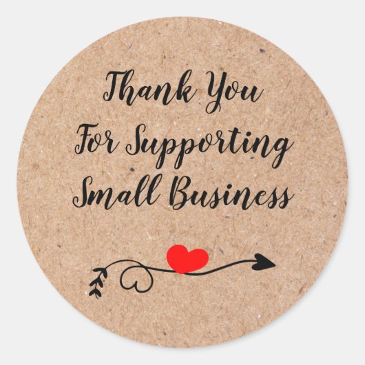 Ihr Kauf machte meinen klassischen Rundaufkleber Runder Aufkleber (Vorderseite)