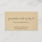 Ihr Kauf machte meinen Tag Dankeschön Packung einf (Vorderseite)