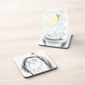 Ihr Kind Zeichne - Muttertagsgeschenk Getränkeuntersetzer (Rechte Seite)