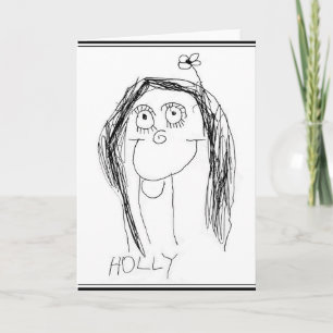 Ihr Kind Zeichne - Muttertagsgeschenk Karte