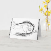 Ihr Kind Zeichne - Muttertagsgeschenk Karte (Gelbe Blume)
