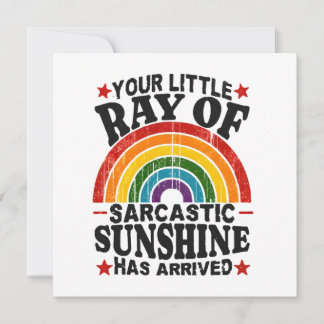 Ihr kleiner Ray aus sarkastischem Sonnenschein