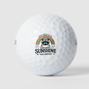 Ihr kleiner Strahl sarkastischer Sonnenschein Sark Golfball