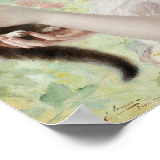 Ihr kleines Kitten Poster (Ecke)