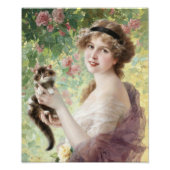 Ihr kleines Kitten von Emile Vernon Fotodruck (Vorne)