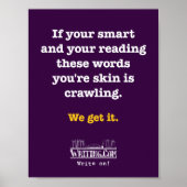 Ihr klug. poster (Vorne)