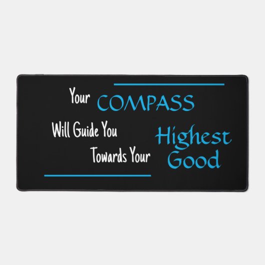 "Ihr KOMPASS wird Ihnen helfen.." Phrase Schreibtischunterlage (Vorderseite)
