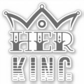 Ihr König Aufkleber (Vorderseite)