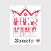 Ihr König Aufkleber (Blatt)