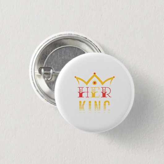 Ihr König Button (Vorne & Hinten)