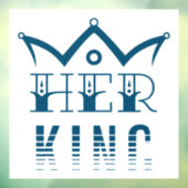 Ihr König Fensteraufkleber (Blatt 3)