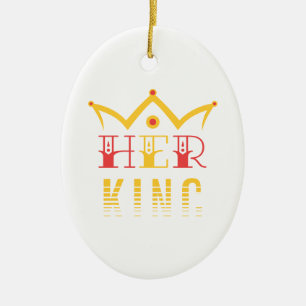 Ihr König Keramik Ornament