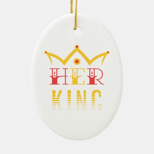 Ihr König Keramik Ornament (Hinten)