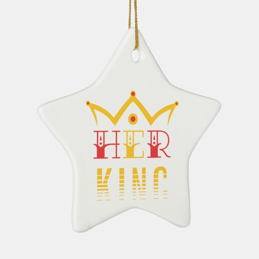 Ihr König Keramik Ornament (Rechts)