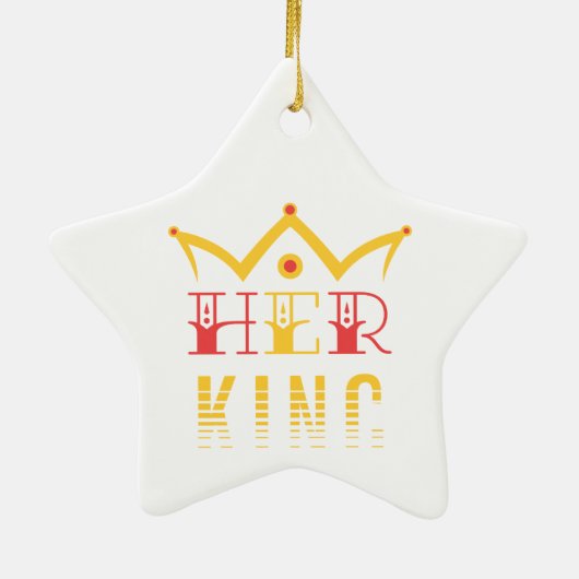 Ihr König Keramik Ornament (Hinten)