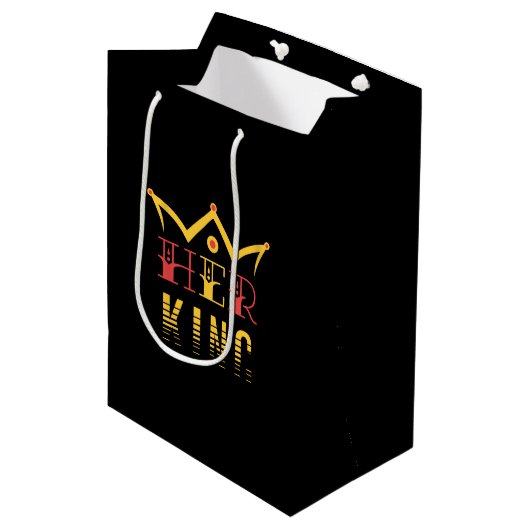 Ihr König Mittlere Geschenktüte (Vorderseite Schrägansicht)