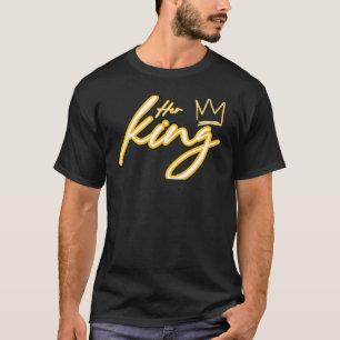 Ihr König Neon Typografie T-Shirt