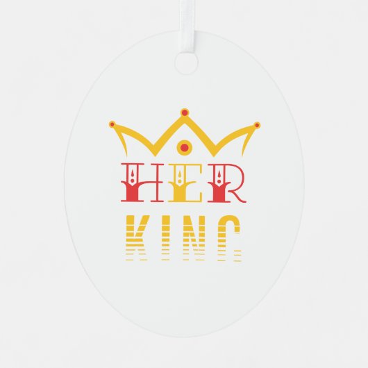 Ihr König Ornament Aus Metall (Vorderseite)