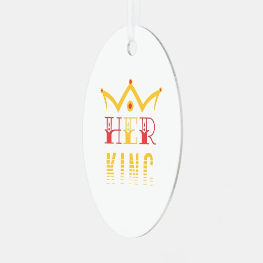 Ihr König Ornament Aus Metall (Vorderseite links)