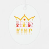 Ihr König Ornament Aus Metall (Rückseite)