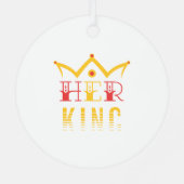 Ihr König Ornament Aus Metall (Rückseite)