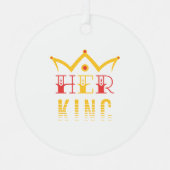 Ihr König Ornament Aus Metall (Vorderseite)