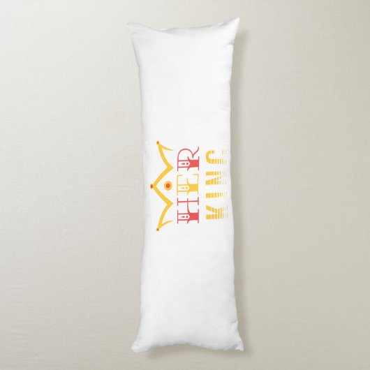 Ihr König Seitenschläferkissen (Rückseite (Vertikal))