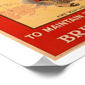 Ihr König und Ihr Land brauchen Sie, das britische Poster (Ecke)