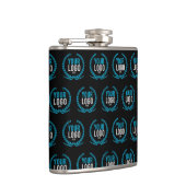 Ihr kundenspezifisches Bild des Logo-| ganz über Flachmann (Rechts)