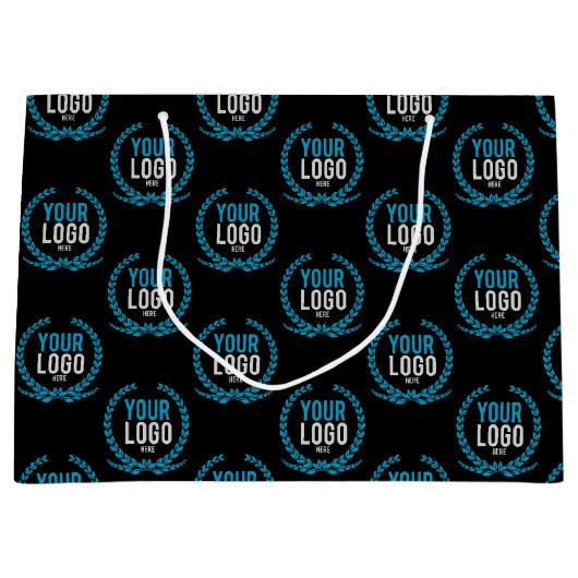 Ihr kundenspezifisches Bild des Logo-| ganz über Große Geschenktüte (Vorderseite)