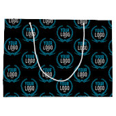 Ihr kundenspezifisches Bild des Logo-| ganz über Große Geschenktüte (Rückseite)