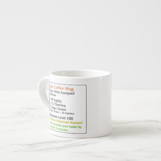 Ihr kundenspezifisches Espresso-Tassen-Weiß Espressotasse (Vorderseite Links)