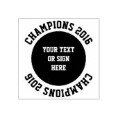 Ihr kurviger und solider Text oder Zeichen Gummistempel (Prägung)