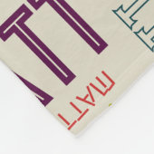 Ihr (Kurzer) Name ist komplett Fleecedecke (Ecke)