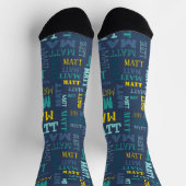 Ihr (Kurzer) Name ist über diese hinweg Socken (Oben)