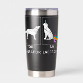 Ihr Labrador My Labrador Thermobecher (Vorderseite)